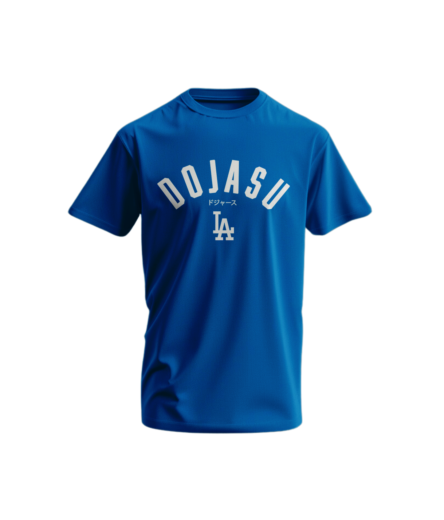 Short Sleeve Soft Cotton Tee - Blue